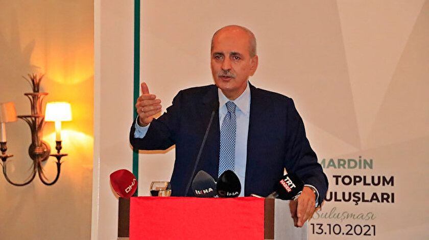 AK Parti Genel Başkanvekili Kurtulmuş: Terör örgütlerine silah verilmesin iki hafta sonra hiçbiri kalmaz