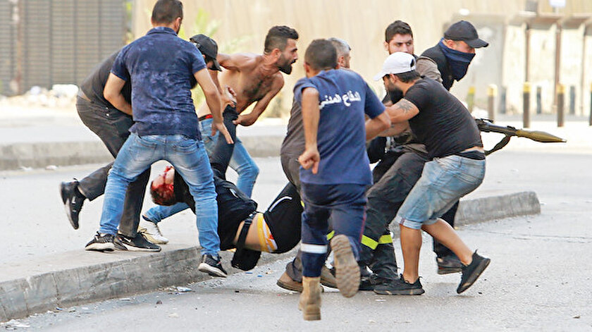 Beyrut’ta kanlı çatışma: 6 ölü 30 yaralı