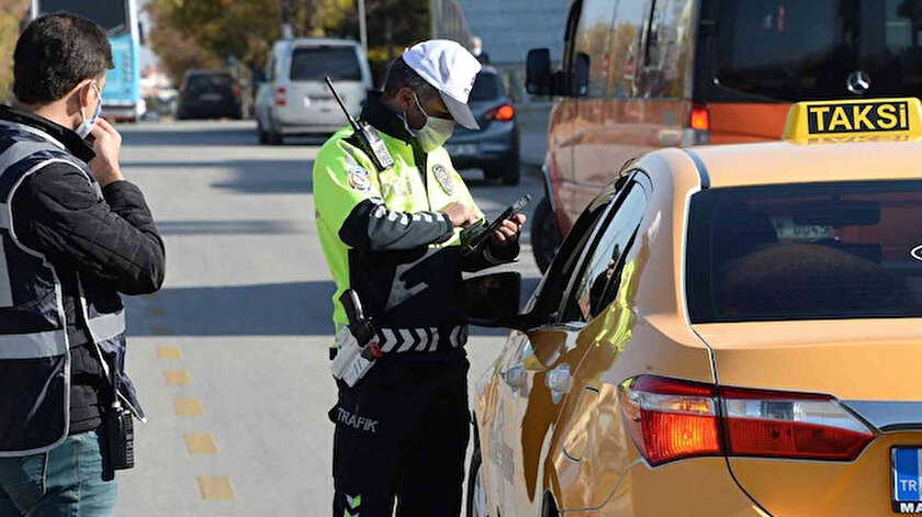 Taksilere denetim: 73ü men edildi