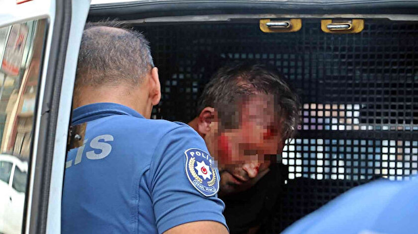 Kayınbiraderini bıçaklayan enişteye vatandaştan linç girişimi