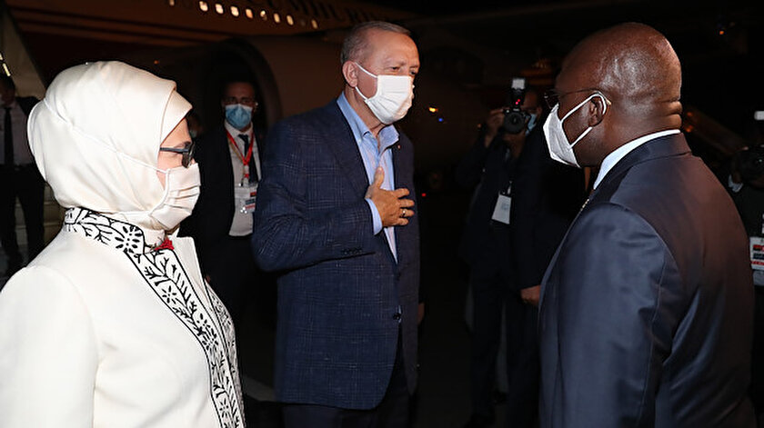 Cumhurbaşkanı Erdoğan Angolada
