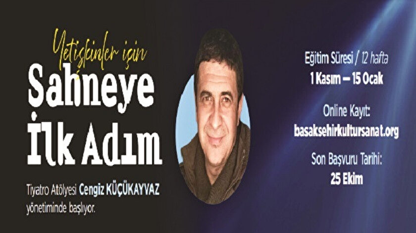 Başakşehir’de “Yetişkinler İçin Sahneye İlk Adım” 
