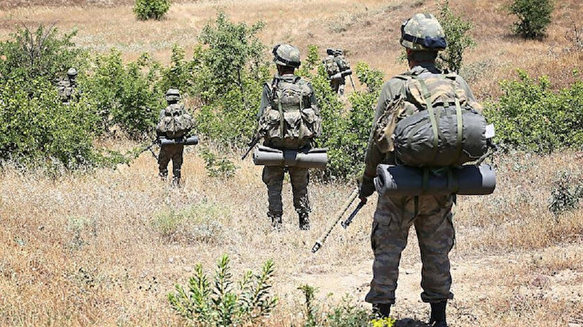 Pençe Kaplan operasyon bölgesinde tespit edilen 2 PKK’lı terörist etkisiz hale getirildi