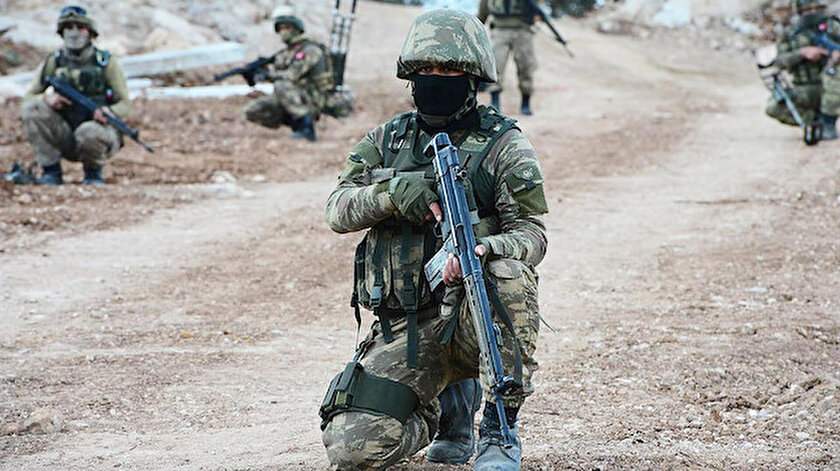 İçişleri Bakanlığı: 4 bölücü örgüt mensubu silahlarıyla birlikte etkisiz hale getirildi