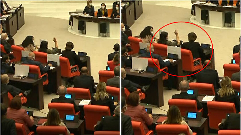 HDPli Pervin Buldan tezkereye yanlışlıkla evet dedi