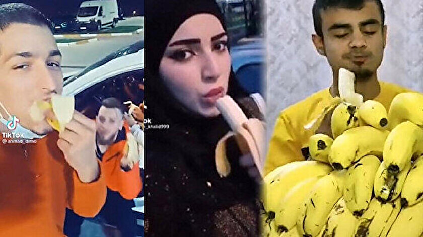 Muz yeme paylaşımlarıyla ilgili 11 yabancı uyruklu şahıs gözaltında: 11 şüpheli daha aranıyor