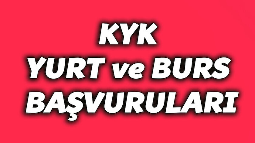 KYK burs ve kredi başvuruları başladı! KYK burs başvuru ekranı