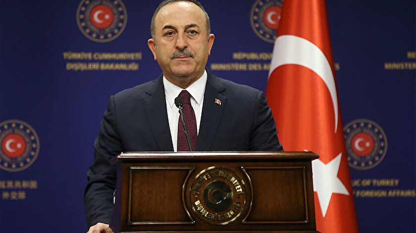 Bakan Çavuşoğlu  Irak Başbakanı Mustafa Kazımi ile görüştü
