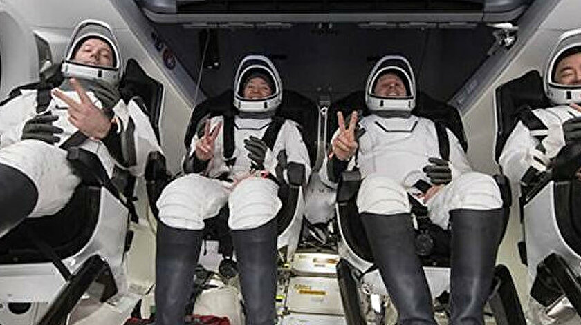 SpaceX dört astronotu daha Uluslararası Uzay İstasyonuna taşıdı
