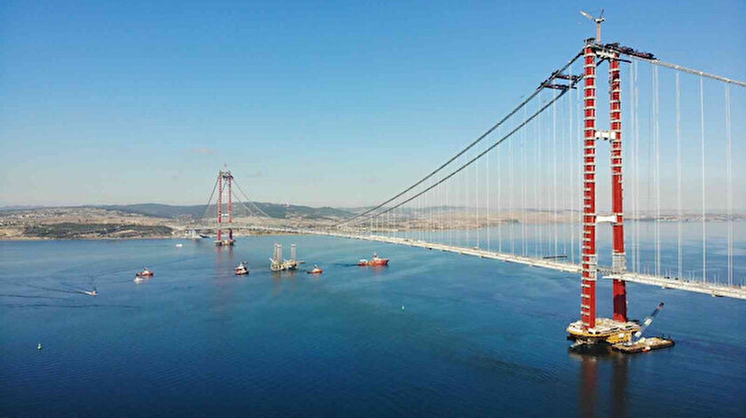Son civatasını Erdoğan sıkacak, Çanakkale Köprüsünün son civatasını Erdoğan sıkacak
