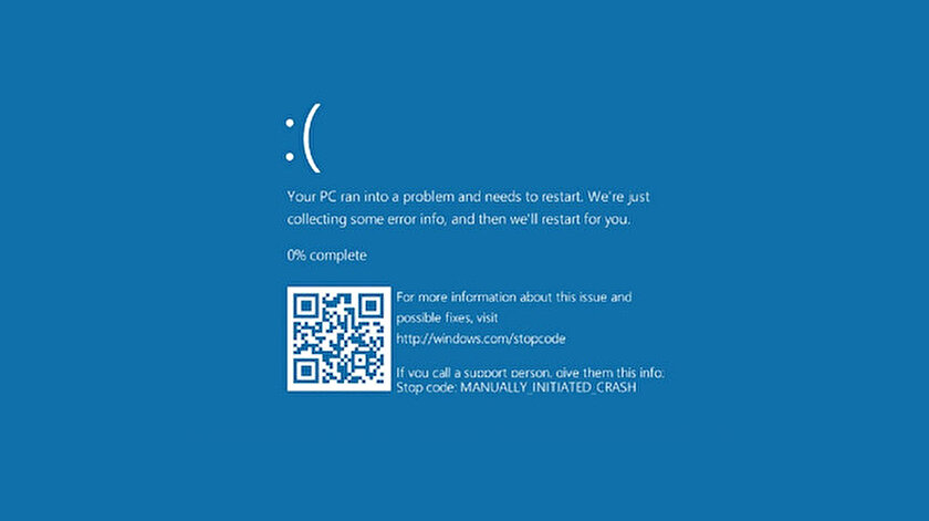 Klasikleşen mavi hata ekranı Windows 11 ile geri dönüyor - Yeni Şafak