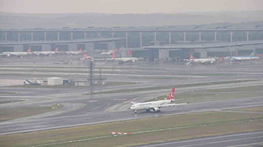 istanbul havalimani nda lodos nedeniyle durdurulan operasyonlar yeniden basladi yeni safak