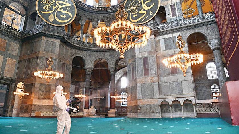 ​İstanbul haber: Fatih’teki ibadethaneler dezenfekte edildi