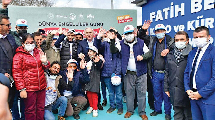 Fatih Belediye Başkanı M. Ergün Turan: Engelli yavrularımızın her günü böyle geçsin 