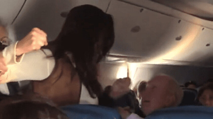 Uçakta maske kavgası: Yumruklar havada uçuştu