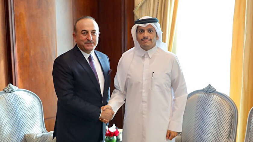 Bakan Çavuşoğlu Katarlı mevkidaşı ile görüştü: Afganistan ve Kazakistan ele alındı