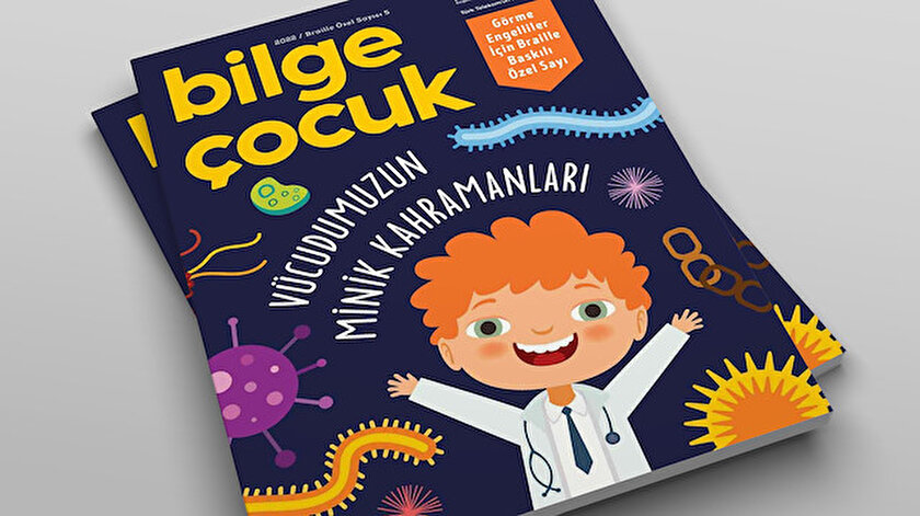 Görme engelli çocuklar için Bilge Çocuk’un 5’inci sayısı çıktı: Braille alfabesiyle basıldı