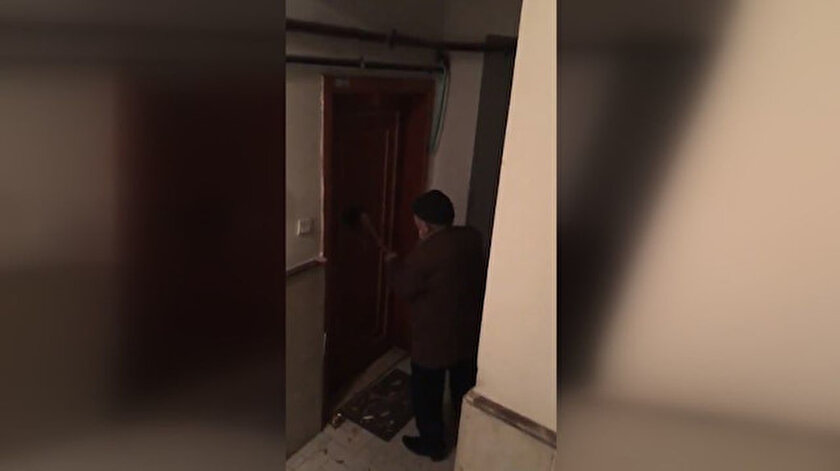 Bayrampaşada kiracısının oturduğu evin kapısını baltayla kıran ev sahibinin oğlu tutuklandı