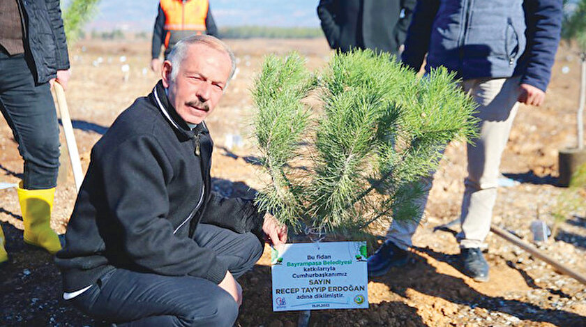 Bayrampaşa Belediyesi ilçedeki her öğretmen için bir ağaç dikti