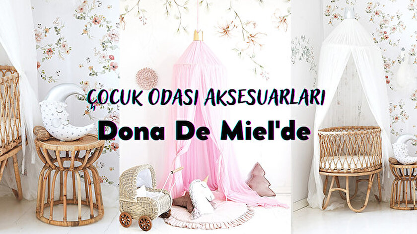 Birbirinden Farklı Çocuk Odası Aksesuarları Dona De Mielde