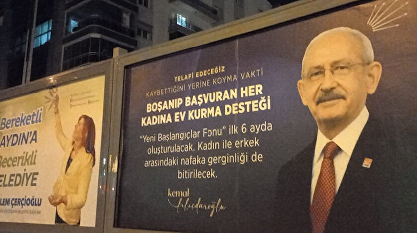 Cumhurbaşkanı Erdoğan’ın afişlerini Aydın’a astırmayan CHPli Özlem Çerçioğlu’nun yalanını Kılıçdaroğlu ortaya çıkardı