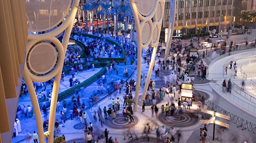 TBMM Başkanı Şentop Expo 2020 Dubaide Türkiye sergi alanını ziyaret etti