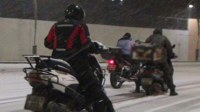 İstanbulda motosiklet ve motokurye yasağı sürüyor