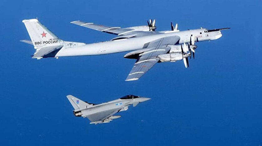 NATO uçakları Rus bombardıman ve gözetleme uçaklarına önleme yaptı