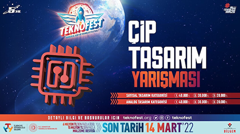 TEKNOFEST 2022’de ilk kez düzenlenen özel bir yarışma: Çip Tasarım Yarışması