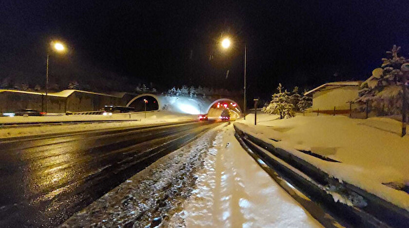 Bolu Dağı Tüneli İstanbul istikameti trafiğe açıldı