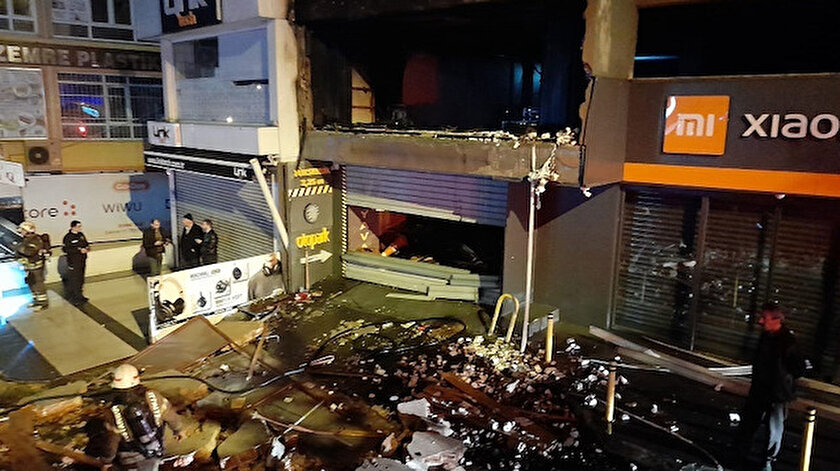 Fatih’te korkutan patlama: 4 katlı kapalı otopark savaş alanına döndü