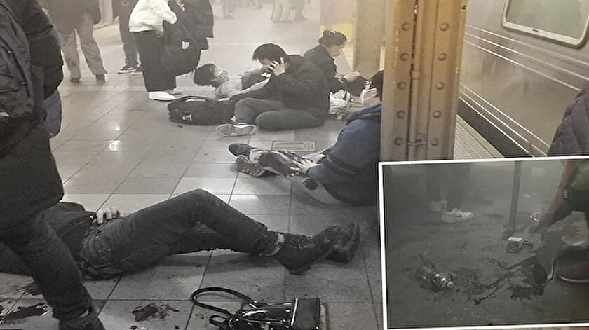 New York metrosunda saldırı: Gaz maskeli saldırgan dehşet saçtı
