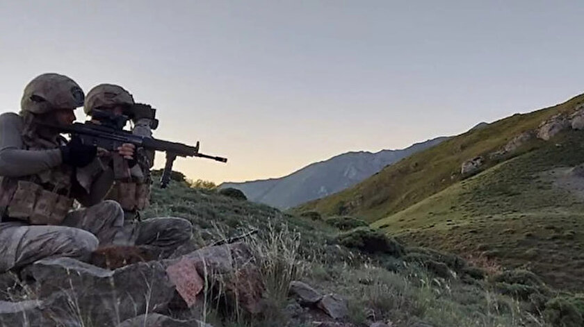 Son dakika: Suriyenin kuzeyinde 7 PKK/YPGli terörist etkisiz hâle getirildi