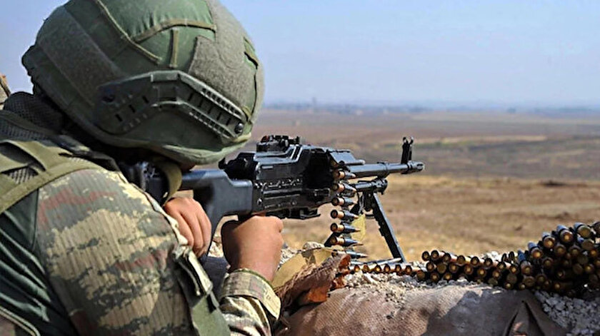 MSB: Fırat Kalkanı ve Zeytin Dalı bölgelerinde taciz ateşi açan 6 PKK/YPGli terörist etkisiz hale getirildi