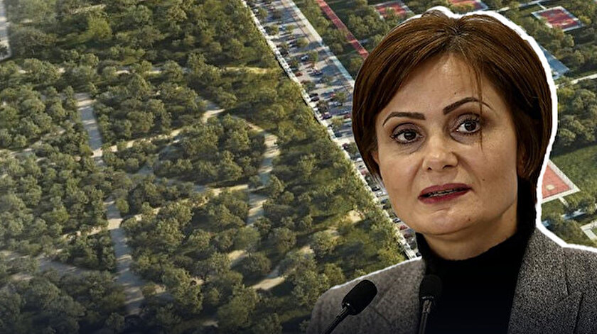 Canan Kaftancıoğlundan Atatürklü provokasyon çağrısı: 135 bin ağaçlı projeye doğa düşmanı karalaması
