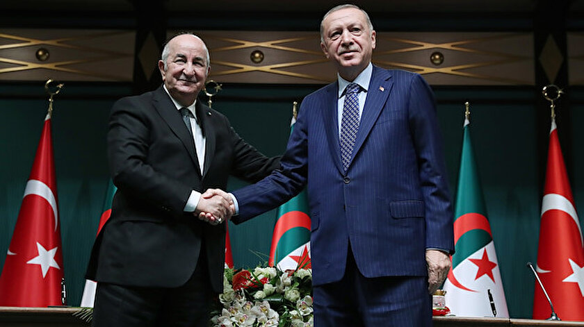 Cumhurbaşkanı Erdoğandan tarihi ziyaret vurgusu: Cezayir ile ilişkilerimize yeni bir ivme kazandırıyoruz