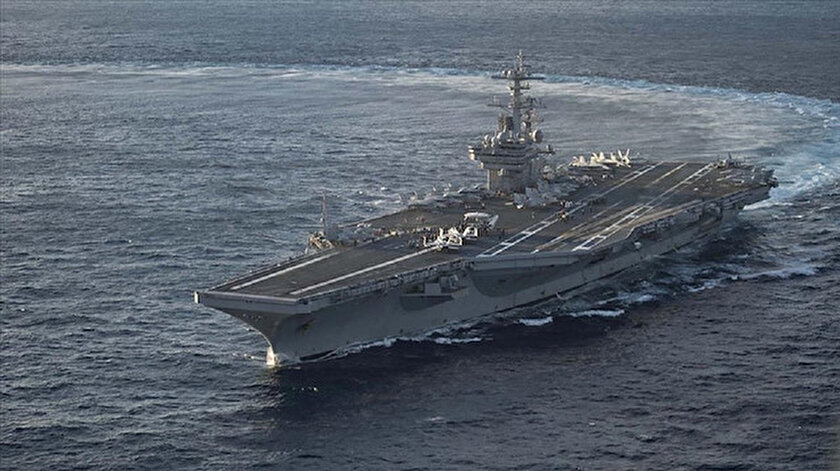 Akdenizdeki ABD uçak gemisi yine NATO komutasında