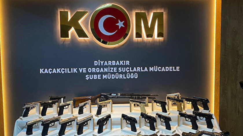Diyarbakırda kaçak silah imalathanesine baskın düzenlendi: İki şüpheli yakalandı