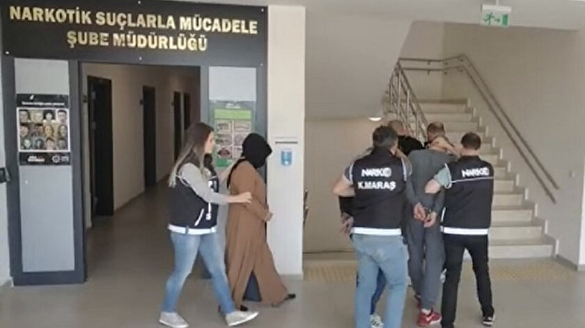 Kahramanmaraşta uyuşturucu operasyonu: Yakalanan üç zanlı tutuklandı