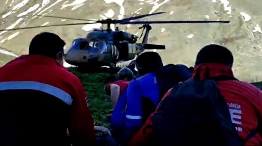 Mantar toplarken düşen yaşlı kadının imdadına jandarma ekipleri yetişti