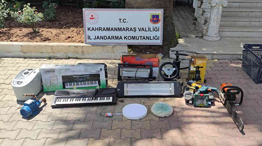 Kahramanmaraş haber: Çalınan eşyalar internette satılmadan ele geçirildi