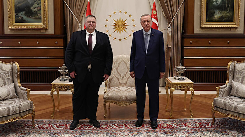 Cumhurbaşkanı Erdoğan Rusya Federasyonu Başbakan Yardımcısı Overchuk’u kabul etti