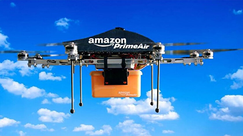 Amazon drone ile kargo teslimatına başlıyor