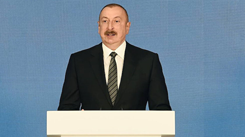 Azerbaycan Cumhurbaşkanı Aliyev Karabağ için statü talep eden Ermenistanı uyardı