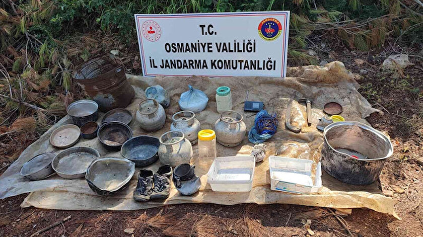 PKK’nın sığınağında mühimmat ve yaşam malzemesi ele geçirildi