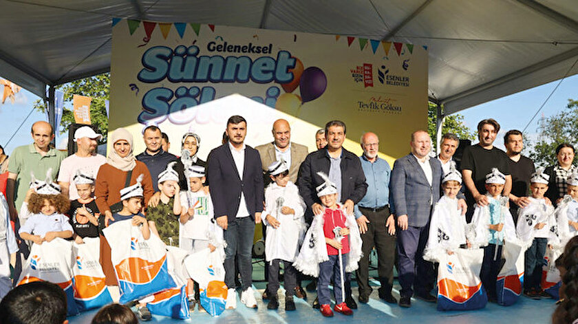 Esenler Belediyesinden bin 500 çocuklu sünnet şenliği
