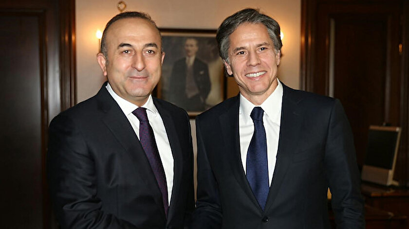 Dışişleri Bakanı Çavuşoğlu ve ABDli mevkidaşı Blinkendan tahıl görüşmesi