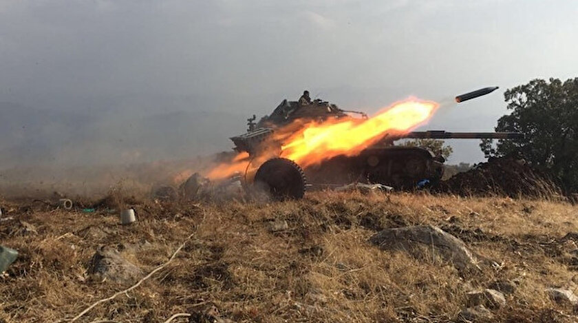 Fırat Kalkanı bölgesine saldırı girişiminde bulunan 5 PKK/YPGli terörist etkisiz hale getirildi
