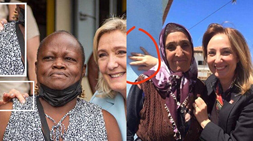 CHP’li Aylin Nazlıakadan tepki çeken hareket: Irkçı Marine Le Pen gibi dokunamadı!