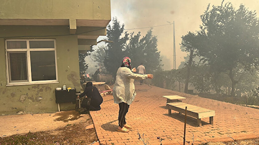 Beykozda orman yangını